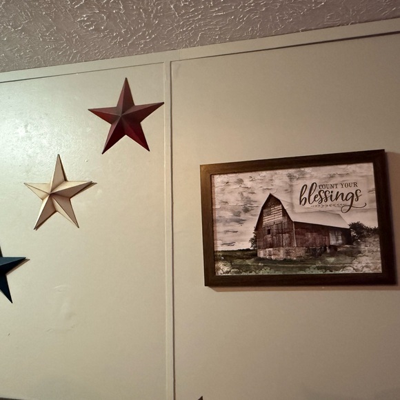 Rustic Barn Wall Art with Inspirational Quote